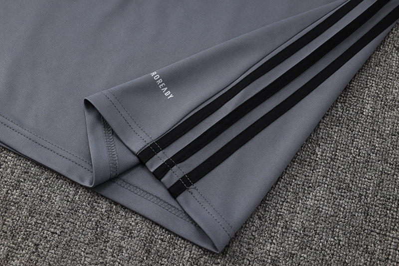 Blusão Treino Adidas - Cinza/Preto