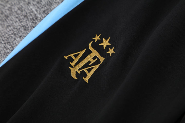 Conjunto Argentina 2025/26 Preto - Capuz