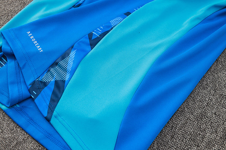 Blusão Treino Adidas - Azul Claro
