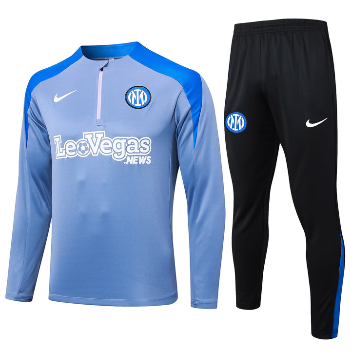 Conjunto Treino Inter de Milão 24/25 - Azul Claro/Preto