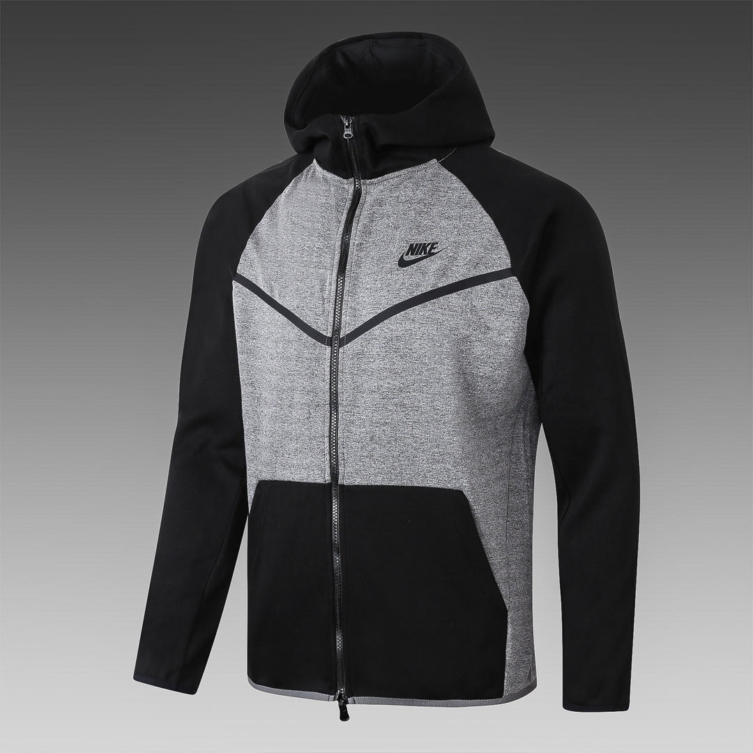 Conjunto Nike Tech Fleece - Cinza/Preto