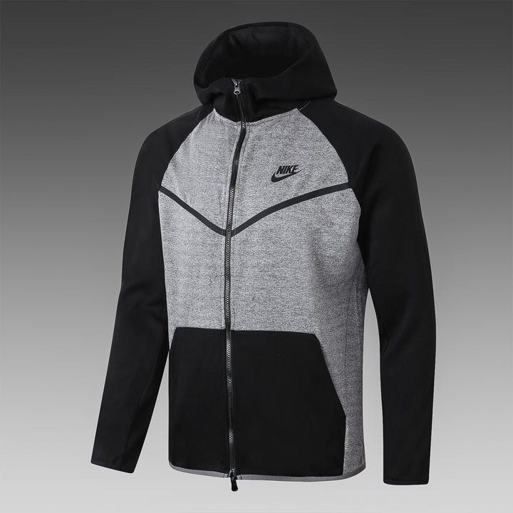 Conjunto Nike Tech Fleece - Cinza/Preto