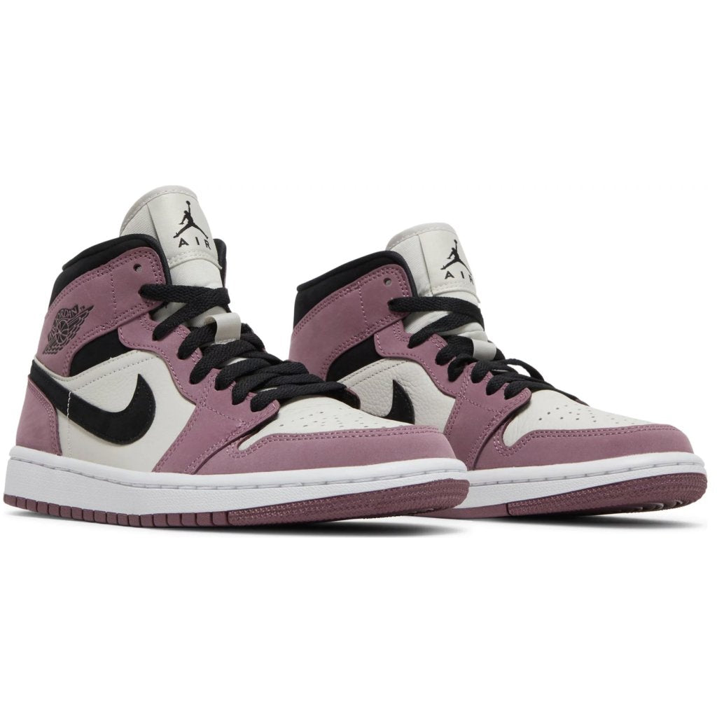 Jordan 1 Mid SE - Off White/Vinho Claro/Preto