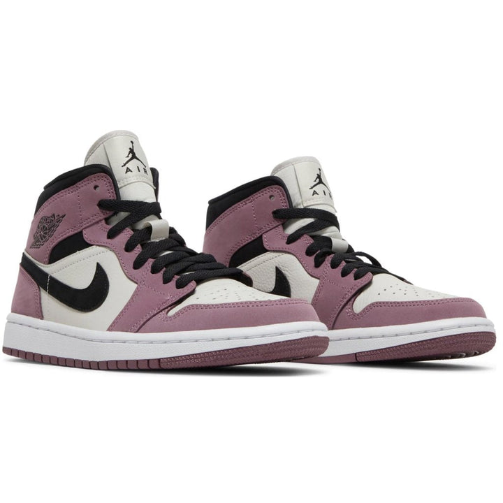 Jordan 1 Mid SE - Off White/Vinho Claro/Preto