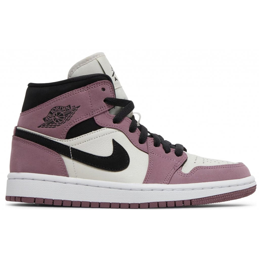 Jordan 1 Mid SE - Off White/Vinho Claro/Preto