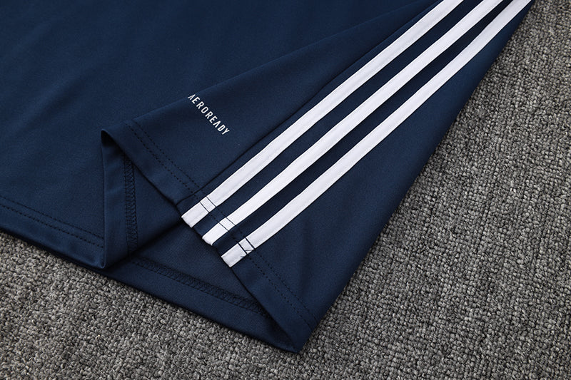 Blusão Treino Adidas - Azul marinho/Vermelho