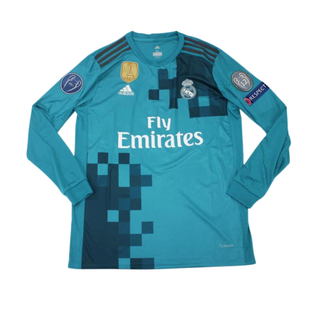 Camisa Retrô Real Madrid III 2017/18 - Ronaldo #7 (+Patches)