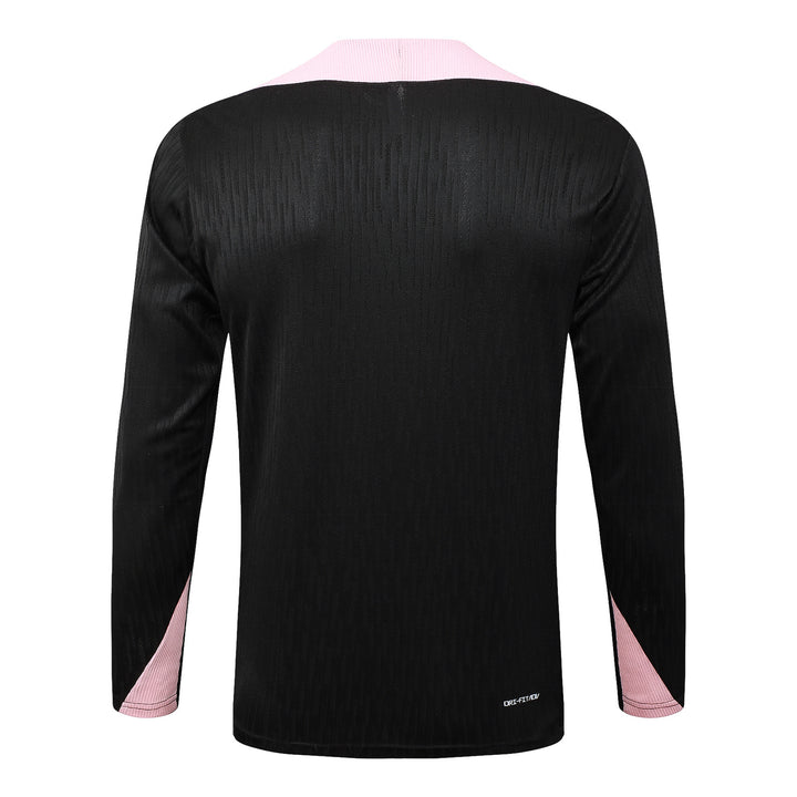 Blusão PSG 2025/26 - Preto/Rosa Claro