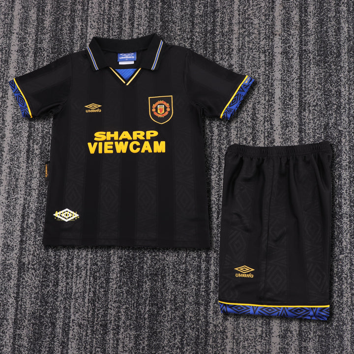 Camisa Retrô Manchester United 1993/94 Away Infantil – Belt Sports
