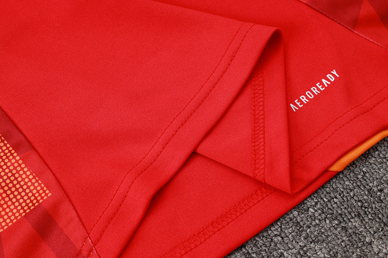 Conjunto Treino Adidas - Vermelho/Preto
