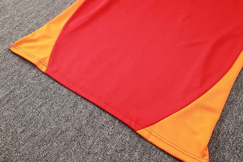 Blusão Treino Adidas - Vermelho/Laranja