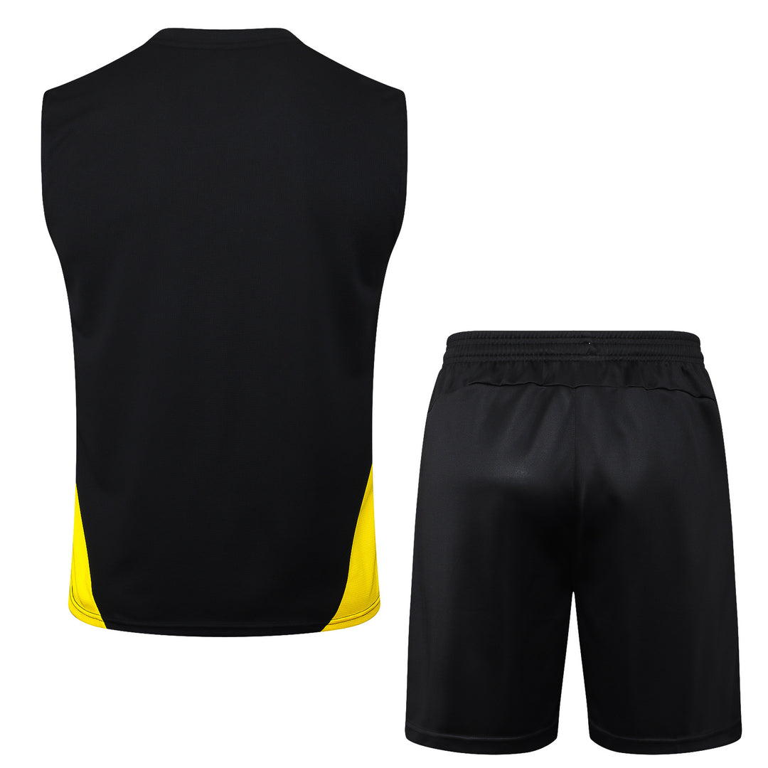 Kit Regata Borussia Dortmund 24/25 - Preto/Amarelo