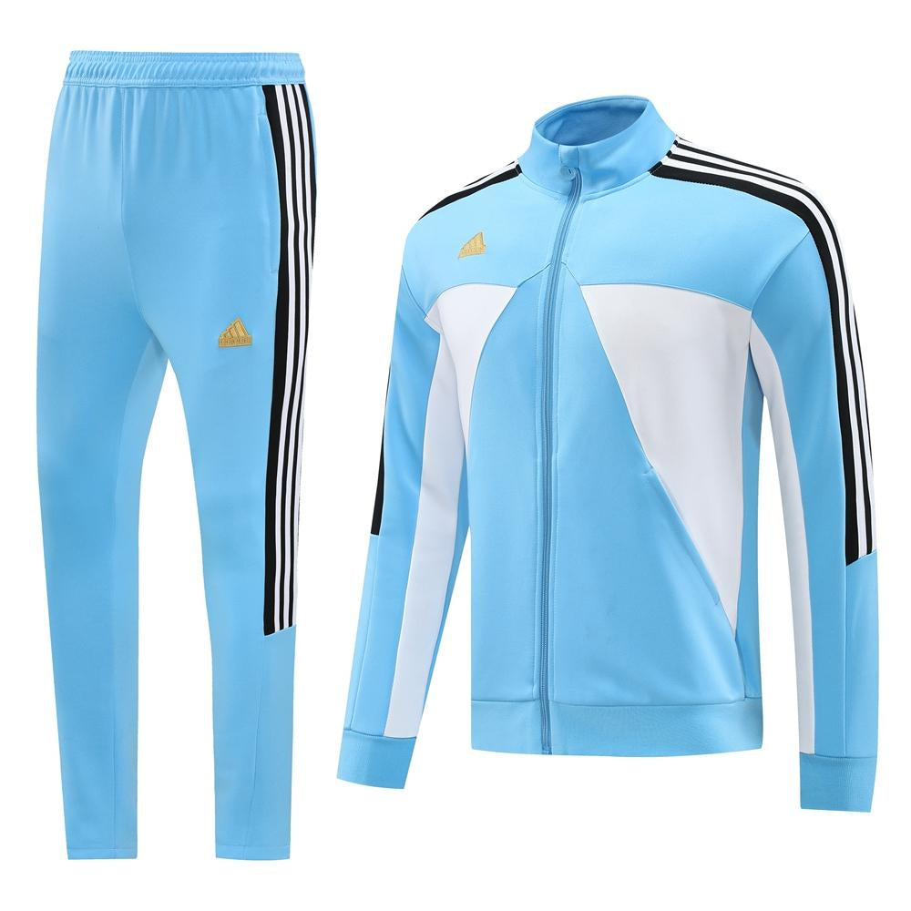 Conjunto Adidas - Azul Claro/Branco