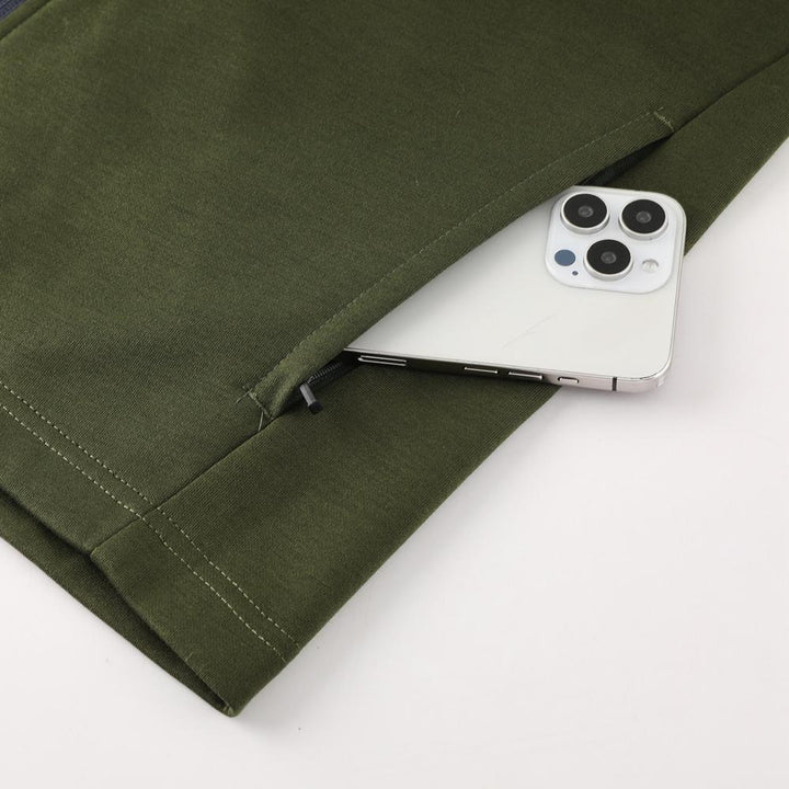 Conjunto Puma Tech Fleece - Verde Militar/Preto