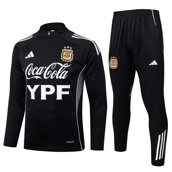 Conjunto Treino Argentina 25/26 - Preto/Branco