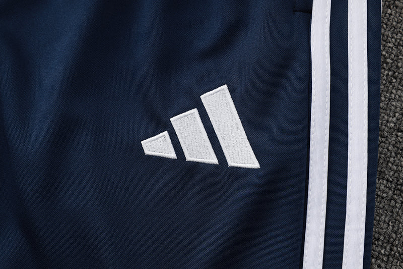 Calça Treino Adidas - Azul marinho/Vermelho