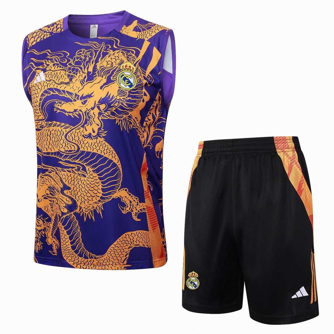 Kit Regata Real Madrid  24/25 - Roxo Dragão