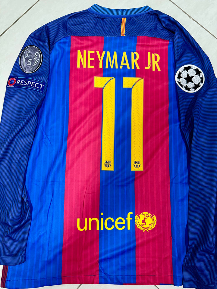Camisa Retrô Barcelona 2016/17  (+Patch) - Manga Longa