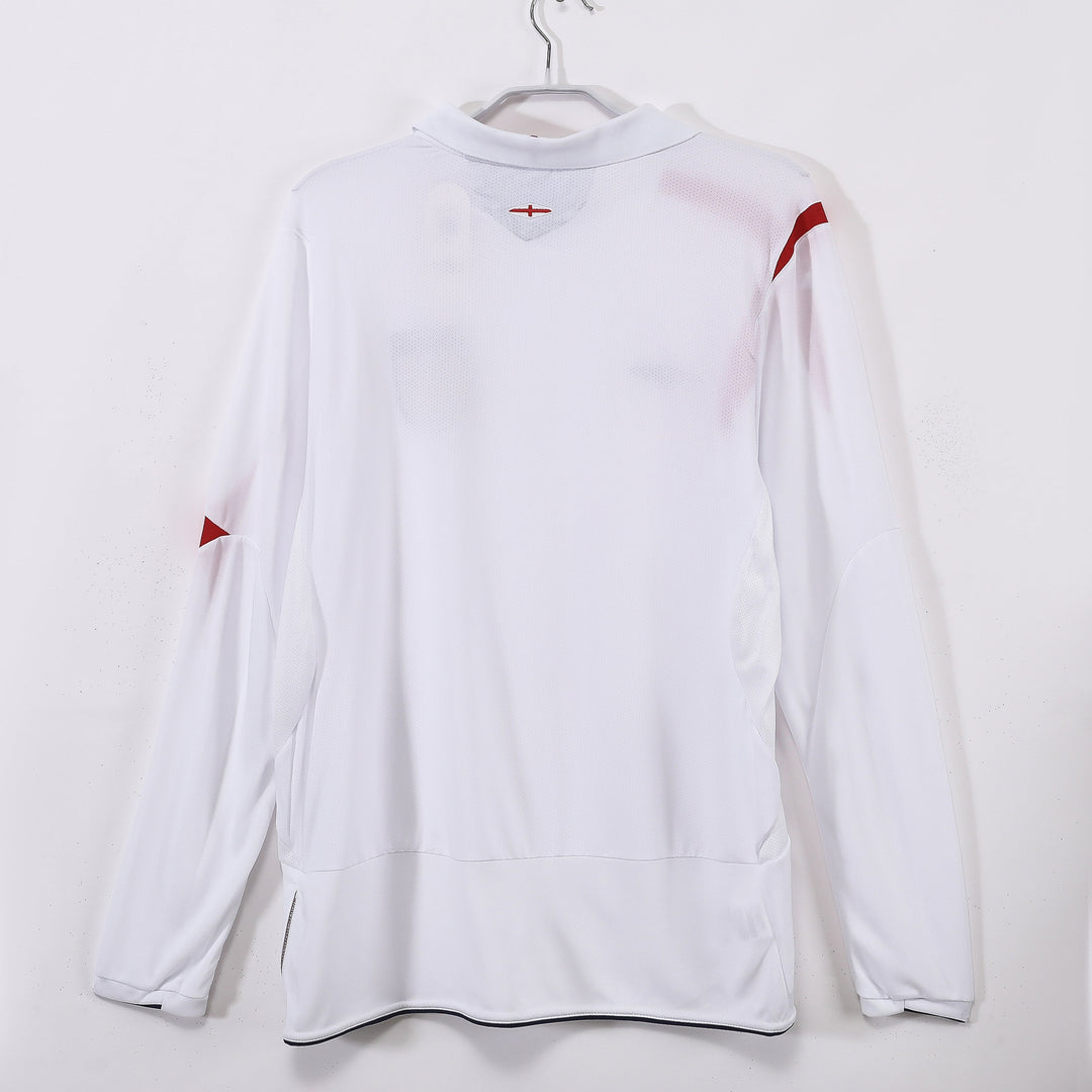 Camisa Retrô Engalnd 2006 Home Manga Longa – Belt Sports