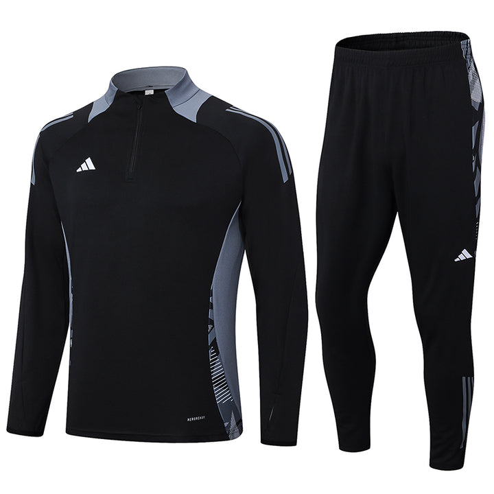 Conjunto Treino Adidas - Preto/Cinza
