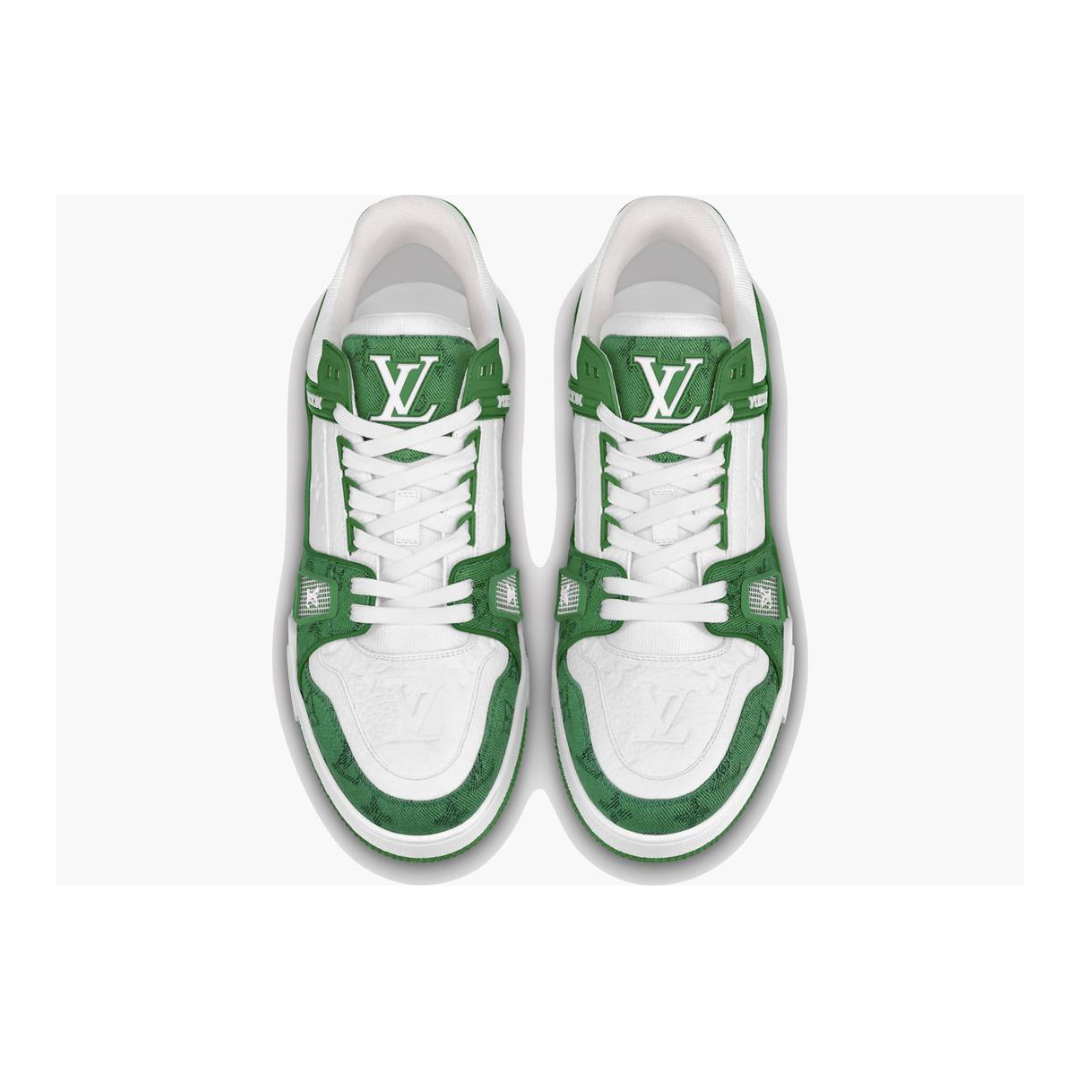 Louis Vuitton Trainer – Verde/Branco