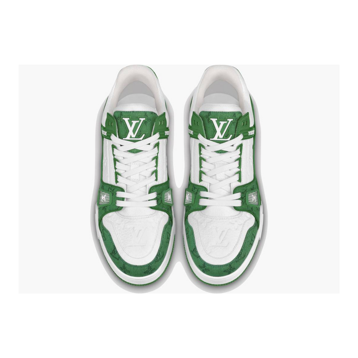 Louis Vuitton Trainer – Verde/Branco