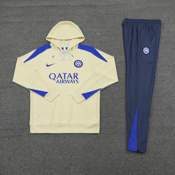 Conjunto Inter de Milão 2024/25 Off-White - Capuz