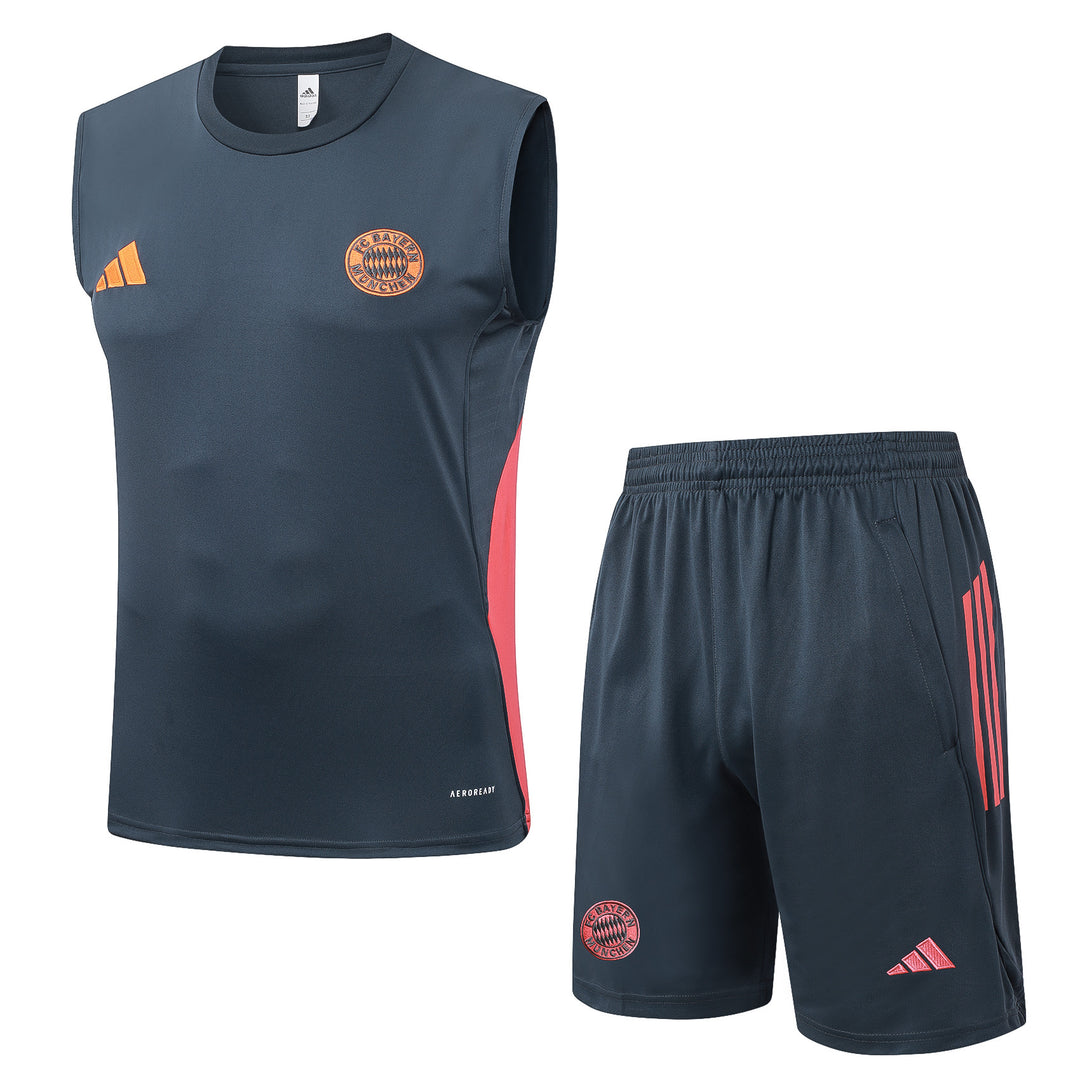 Kit Regata Bayern de Munique 25/26 - Azul Petróleo/Coral