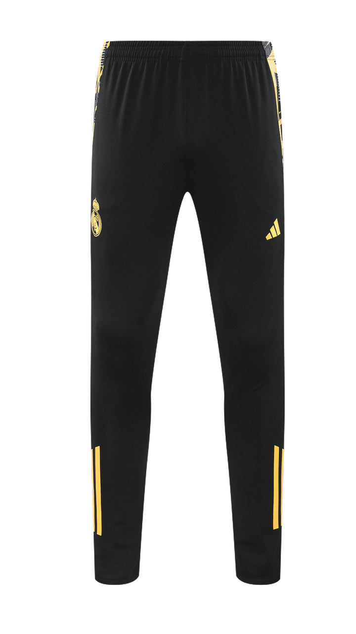 Calça Real Madrid 2024/25 - Preto/Amarelo