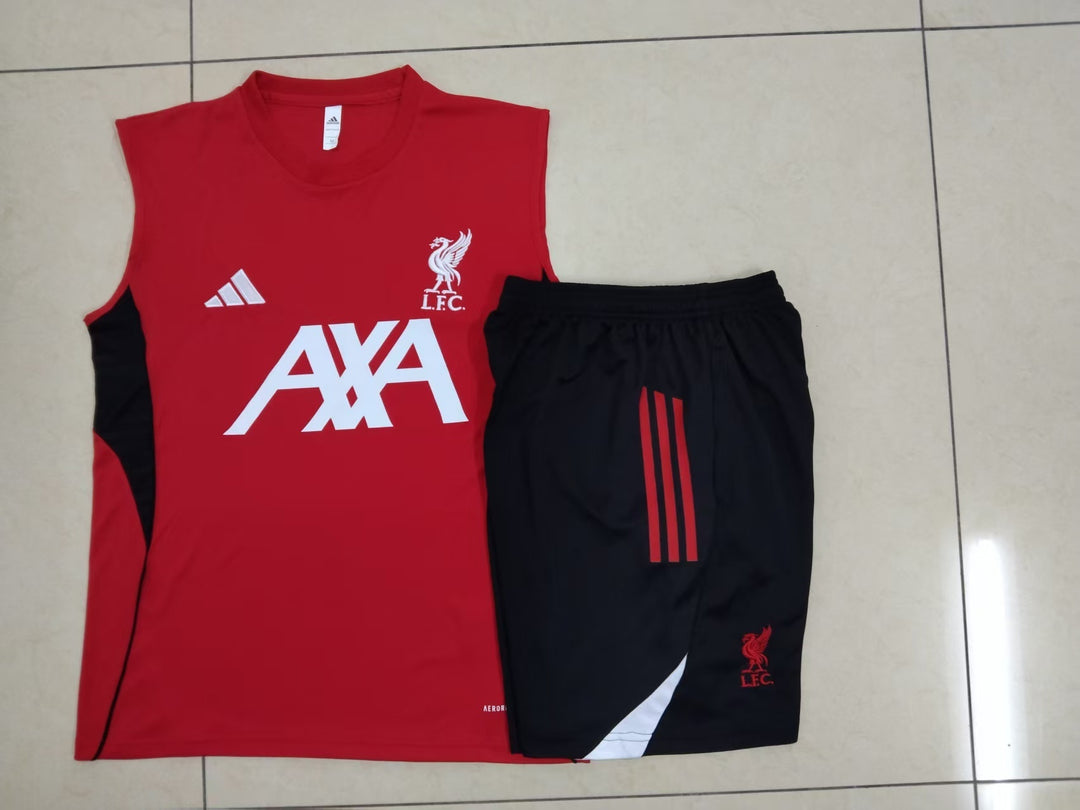 Kit Regata Liverpool 25/26 - Vermelho/Preto/Branco