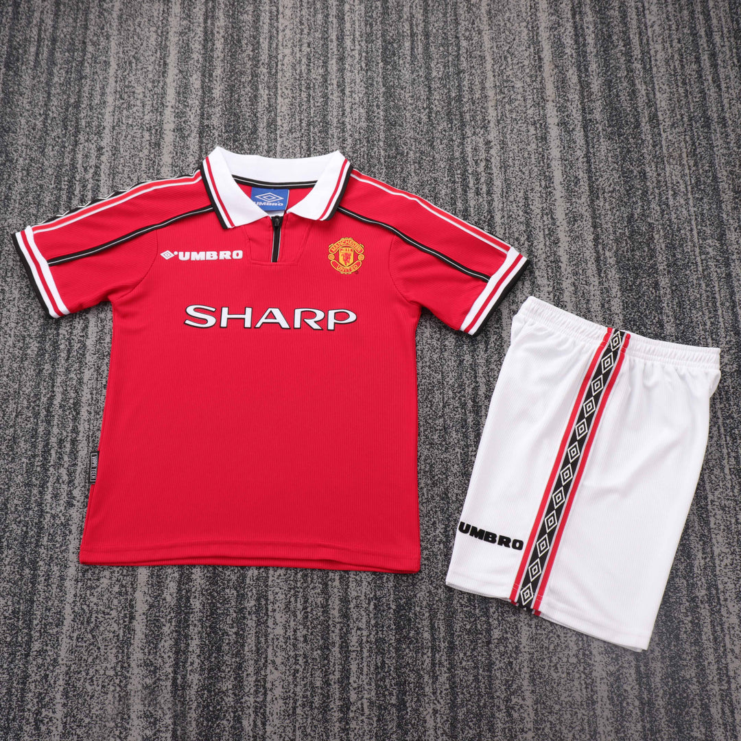 Camisa Retrô Manchester United 1998/99 Home Infantil – Belt Sports