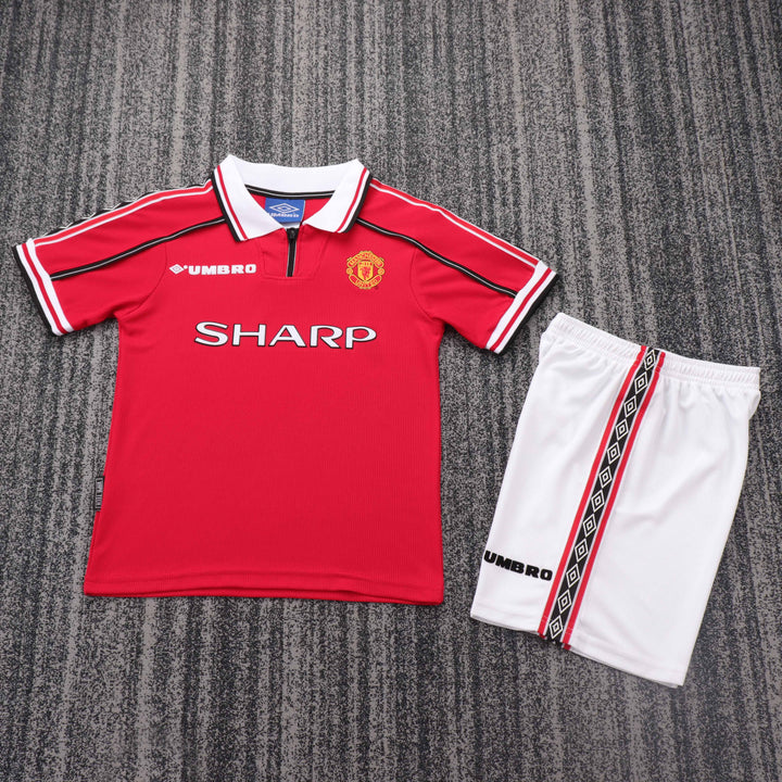 Camisa Retrô Manchester United 1998/99 Home Infantil – Belt Sports