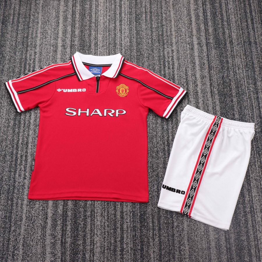 Camisa Retrô Manchester United 1998/99 Home Infantil – Belt Sports