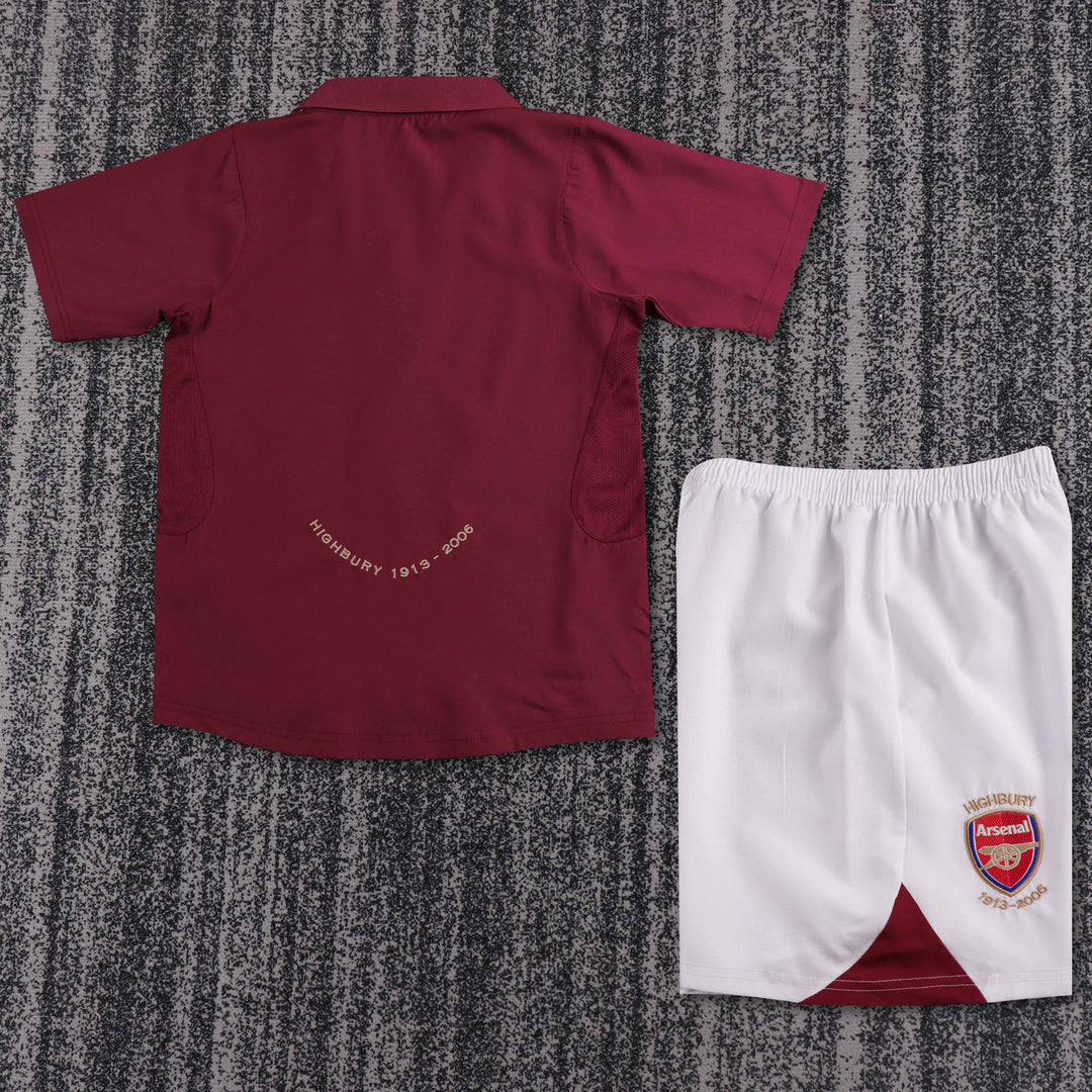 Camisa Retrô Arsenal 2005/06 Home Infantil – Belt Sports