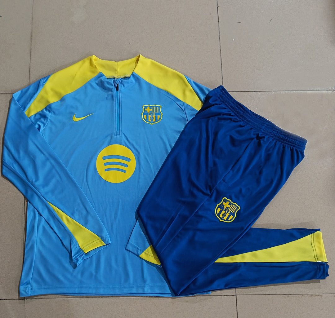 Conjunto Treino Barcelona 25/26 - Azul