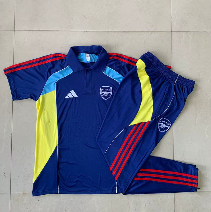 Kit Polo Arsenal 25/26 - Azul Marinho