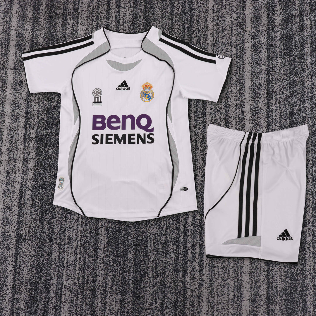 Camisa Retrô Real Madrid 2006/07 Home Infantil – Belt Sports