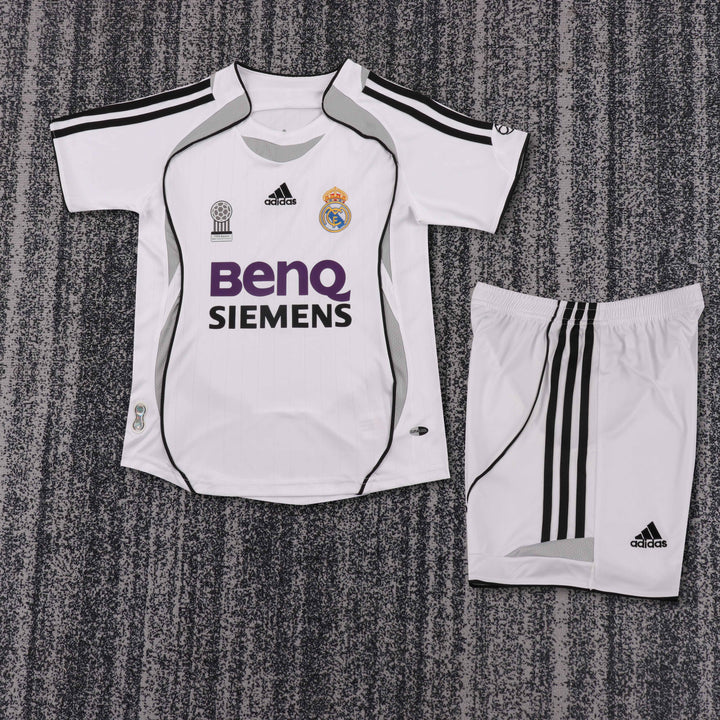 Camisa Retrô Real Madrid 2006/07 Home Infantil – Belt Sports