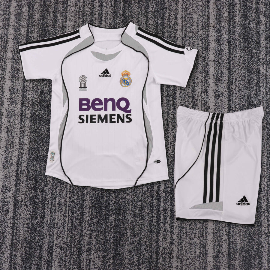 Camisa Retrô Real Madrid 2006/07 Home Infantil – Belt Sports