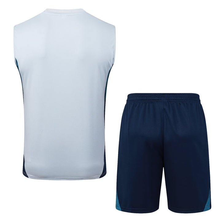 Kit Regata Arsenal 25/26 - Branco/Azul Marinho/Azul Aço