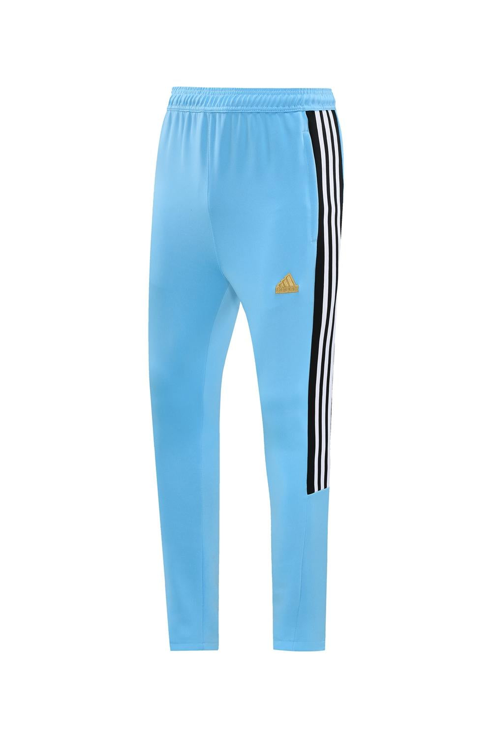 Calça Treino Adidas - Azul Claro/Branco