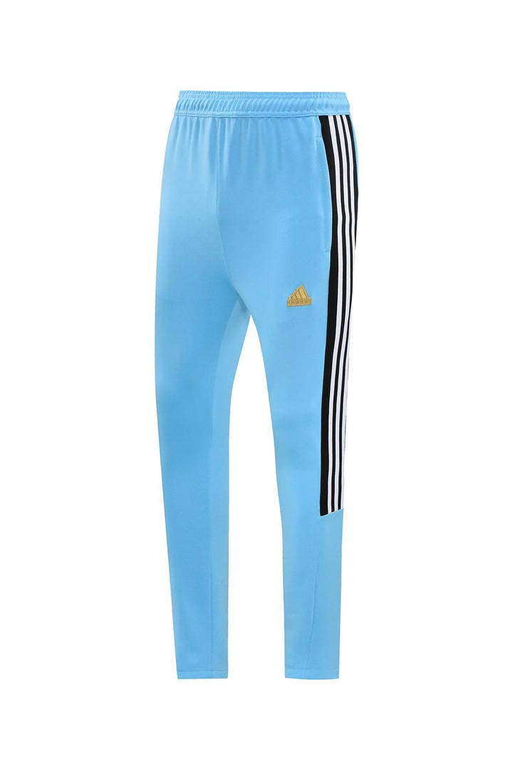 Calça Treino Adidas - Azul Claro/Branco