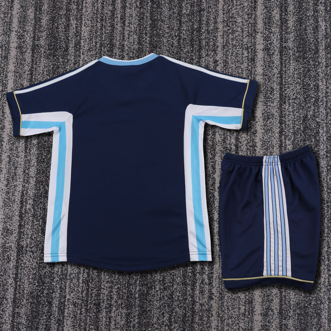 Camisa Retrô Argentina 1998 Away Infantil – Belt Sports