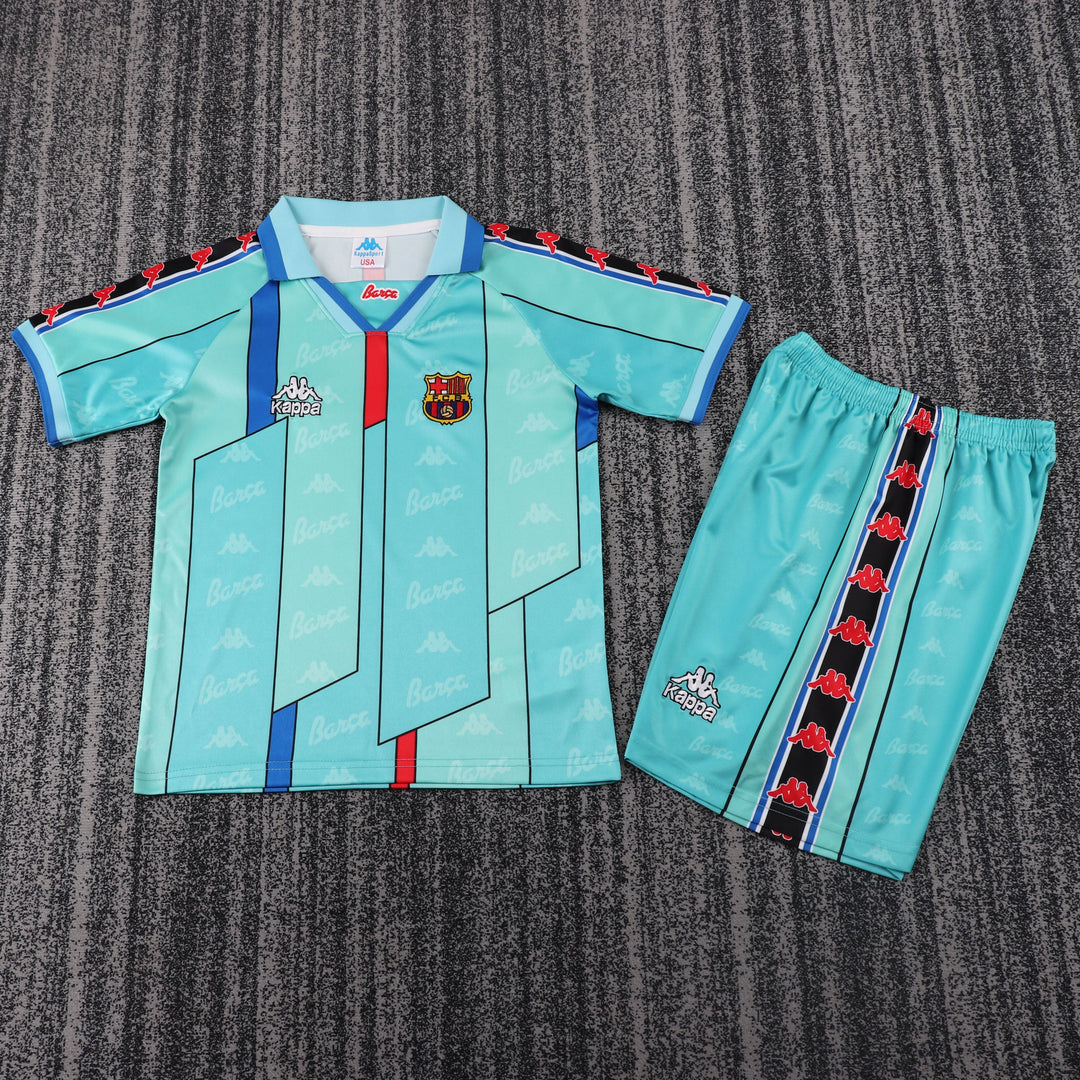Camisa Retrô Barcelona 1995/96 Away Infantil – Belt Sports