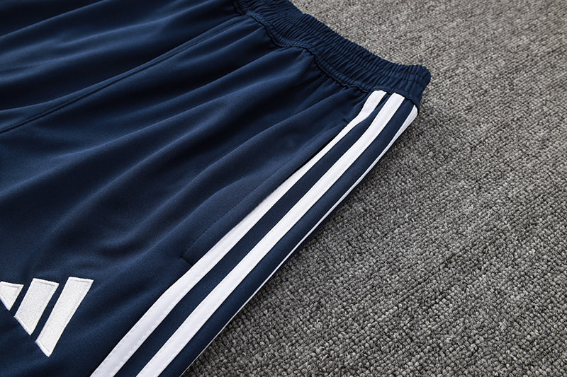 Calça Treino Adidas - Azul marinho/Vermelho