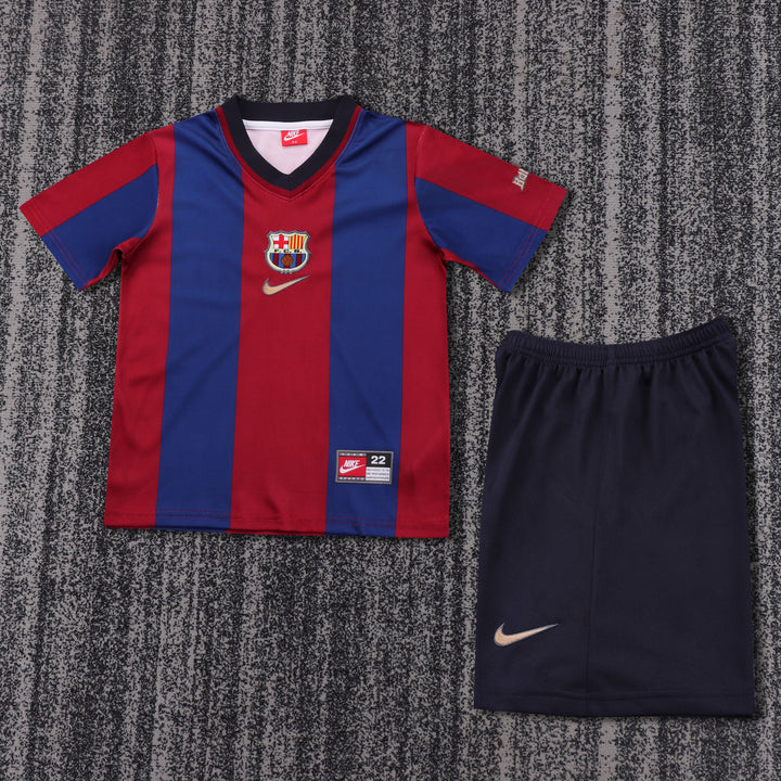 Camisa Retrô Barcelona 1998/99 Home Infantil – Belt Sports