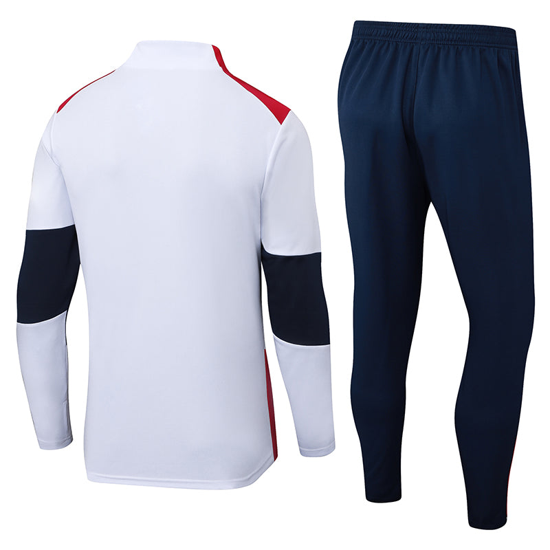Conjunto Treino Joma - Branco/Azul marinho