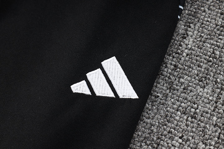 Conjunto Treino Adidas - Preto/Cinza