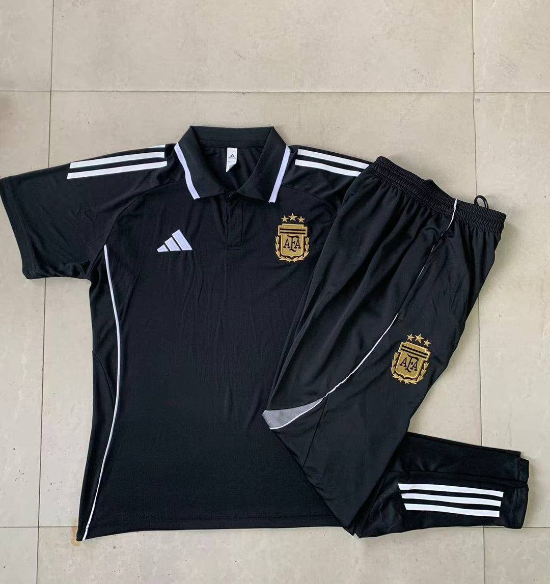 Kit Polo Argentina 25/26 - Preto/Branco