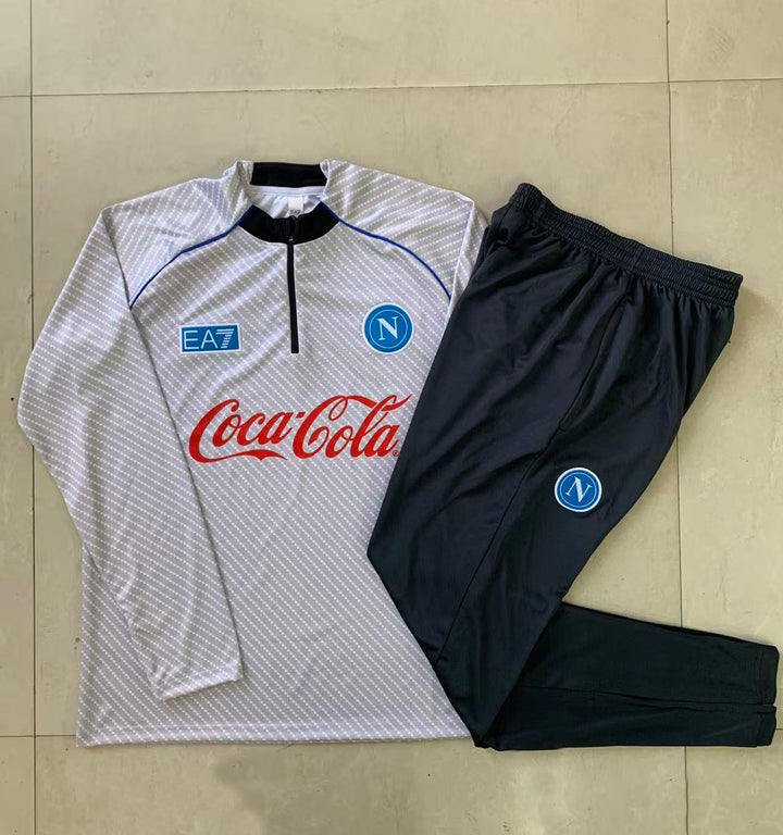 Conjunto Treino Napoli 25/26 - Branco